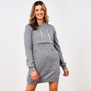 NWT Latched Mama hooded sweatshirt dress (XL)